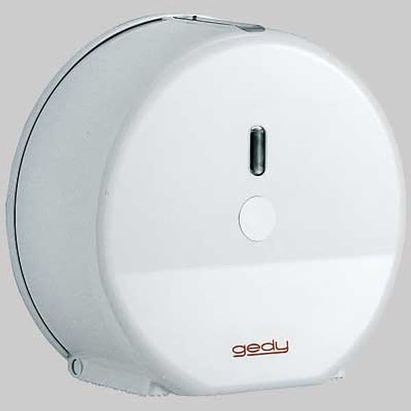 Distributore di Carta a Rotoli Maxi ABS Bianco Gedy