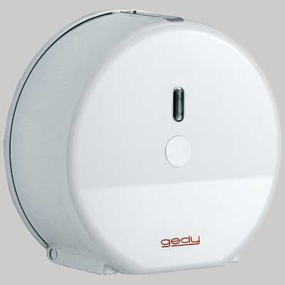 Distributore di Carta a Rotoli Maxi ABS Bianco Gedy - 2