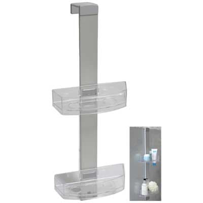 Mensola Doccia Clear 2 Ripiani Saniplast - 2