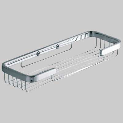 Mensola Doccia Rettangolare Alaska 1 Ripiano Ottoneacciaio Gedy - 2