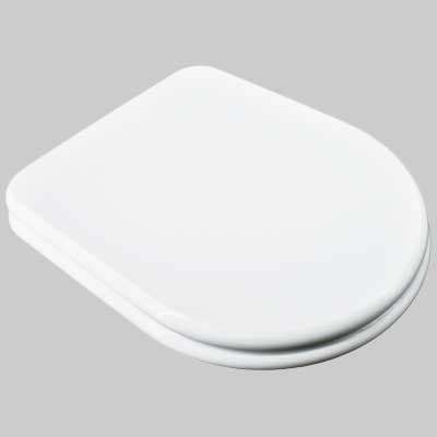 Copriwater Sedile WC MDF Poliesterato M162 Bianco Seba - 2