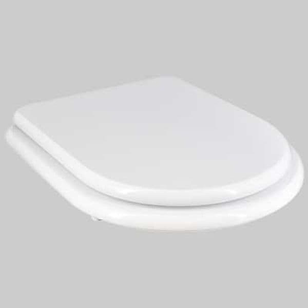 Copriwater Sedile WC MDF Poliesterato M152 Bianco Seba - 2