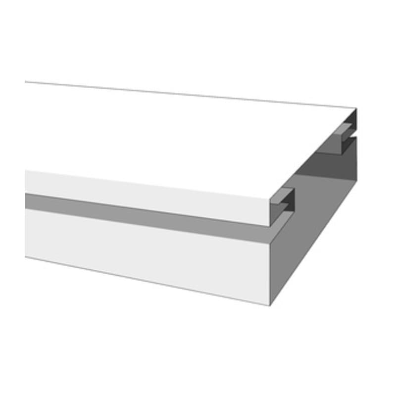 Minicanalina con Cop Front 20 x 10 1 Scom H 200 cm* 40 Pezzi - 2