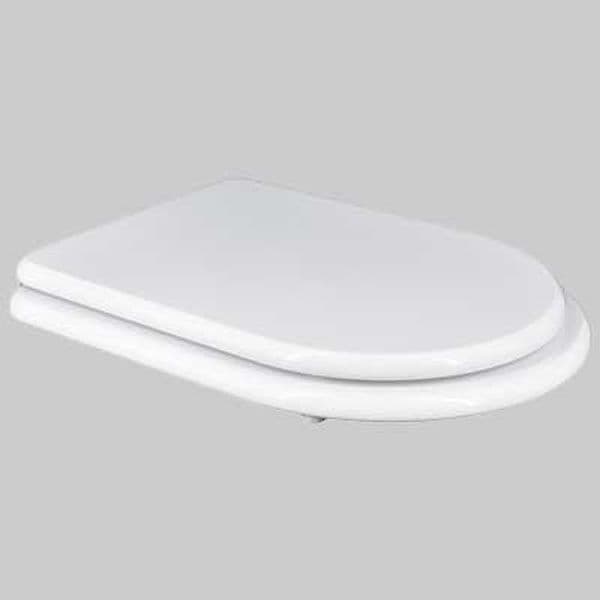 Copriwater Sedile WC MDF Poliesterato M158 Bianco Seba - 2