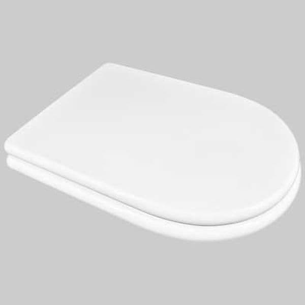 Copriwater Sedile WC MDF Poliesterato M160 Bianco Seba - 2