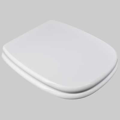 Copriwater Sedile WC MDF Poliesterato M116 Bianco Seba - 2