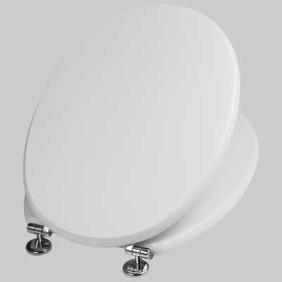 Copriwater Sedile WC MDF Laccato L104 Bianco Savinidue - 2