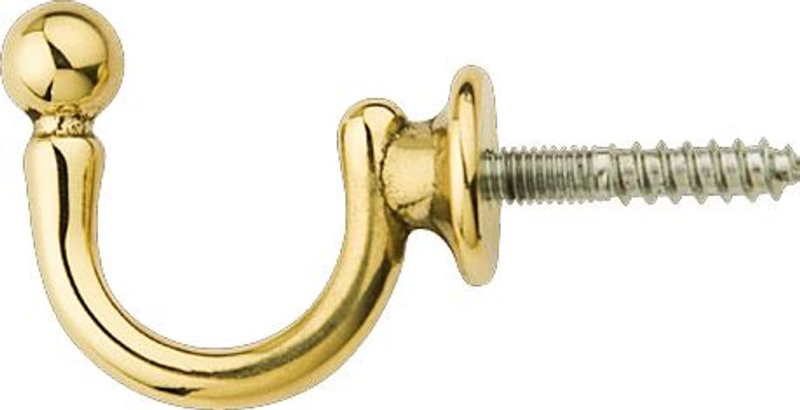 Fermatenda Gancio Sfera Oro Lucido 33 x 26 mm* 50 Pezzi – Idroweb