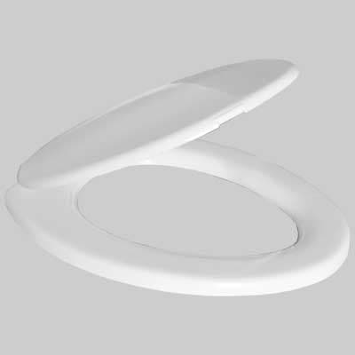 Copriwater Sedile WC Termoplastico Universale Leggero Bianco Made - 2