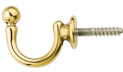 Fermatenda Gancio Sfera Oro Lucido 38 x 33 mm* 50 Pezzi - 2