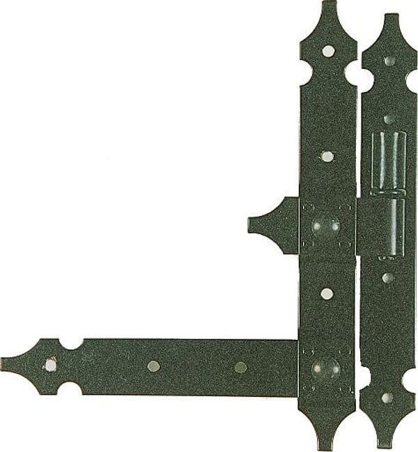 Cerniera Ferro Polimeriz 6264 a Battente 25 cm 4 Pezzi - 2