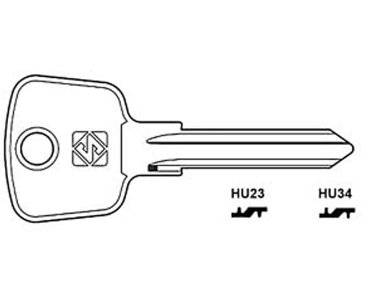 Chiavi Huf per Auto Opel HU34 Silca 5 Pezzi - 2