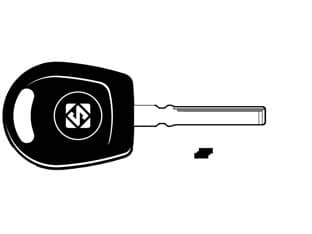 Chiavi Auto Look Alike Porta Transponder HU116TE Silca - 2