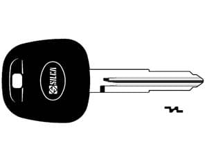 Chiavi Auto Look Alike Porta Transponder TOY46RTE Silca - 2