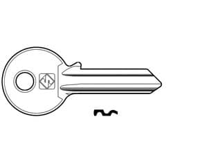 Chiavi per Cilindri Mg 5 Spine Grandi MG1 Dx Silca 10 Pezzi - 2