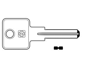 Chiavi Punzonate per Cilindri Lok 2000 5+5 Spine LOK2 Silca 5 Pezzi - 2