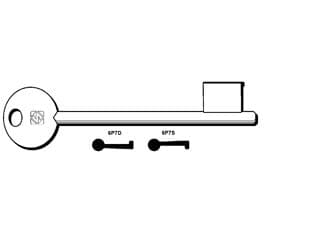 Chiavi Patent Passepartout Corni, Bonaiti, Gb 6P7D Silca 5 Pezzi - 2