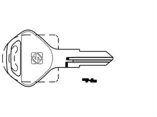 Chiavi per Cilindri Meroni 4 Spine Piccole MER44R Silca 10 Pezzi - 2