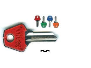 Chiavi per Cilindri Meroni 4 Spine Piccole MER1SL Dx Slim Fluo 10 Pezzi - 2
