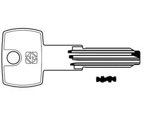 Chiavi Punzonate per Cilindri Ibfm 6 Spine IBF4 Silca 5 Pezzi - 2