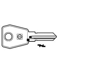 Chiavi per Cilindri L&f 4 Spine Grandi LF61R Sx Silca 10 Pezzi - 2