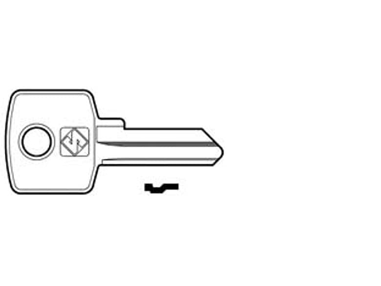 Chiavi per Cilindri Cas Cisma 4 Spine Piccole CIS2 in Acc. Nich 20 Pezzi - 2