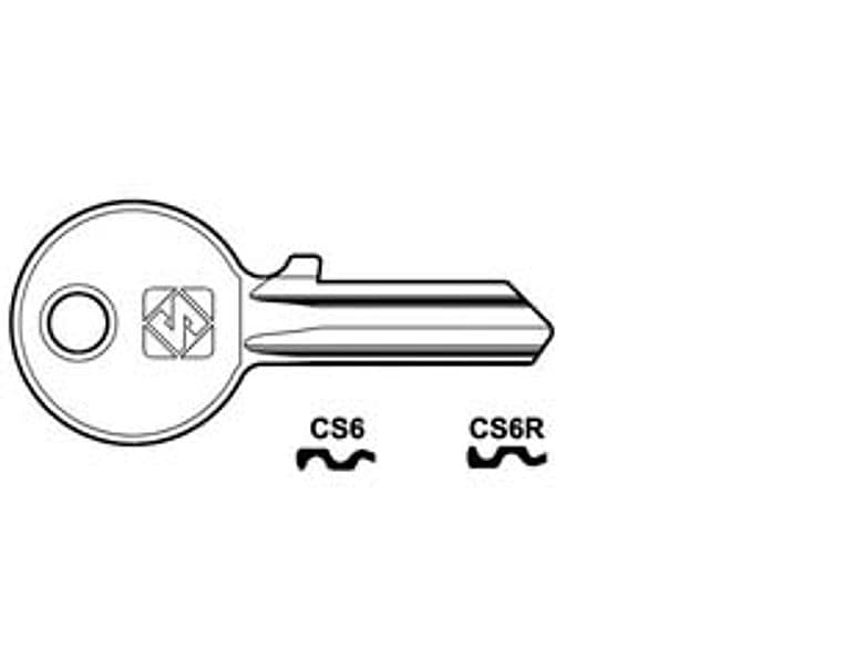 Chiavi per Cilindri Cisa 4 Spine Piccole CS6 Dx Silca 10 Pezzi - 2