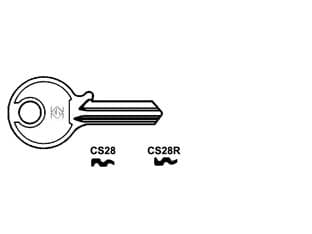 Chiavi per Cilindri Cisa 4 Spine Piccole CS28R Sx Silca 10 Pezzi - 2