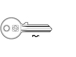 Chiavi per Cilindri Cisa 5 Spine Piccole CS7 in Acc. Nich. CS7 Dx 100 Pezzi - 2