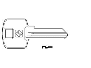 Chiavi per Cilindri Meroni 5 Spine Grandi MER8 Dx Silca 20 Pezzi - 2