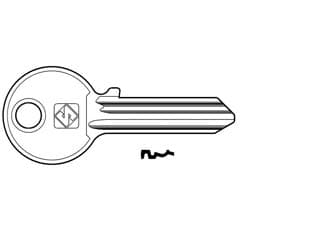 Chiavi per Cilindri Cisa 5 Spine Grandi CS13 Dx Silca 5 Pezzi - 2
