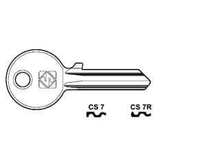 Chiavi per Cilindri Cisa 5 Spine Piccole CS7R Sx Silca 20 Pezzi - 2