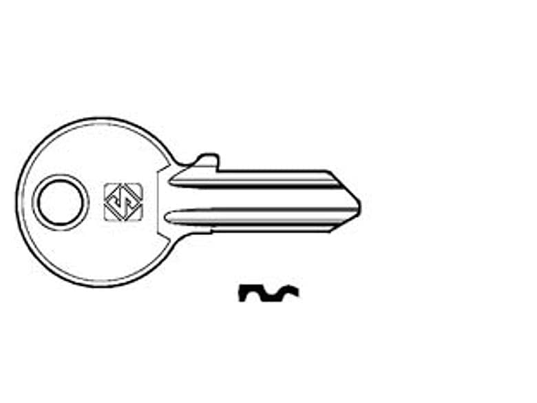 Chiavi per Cilindri Cisa 3 Spine Grandi CS4 Dx Silca 10 Pezzi - 2