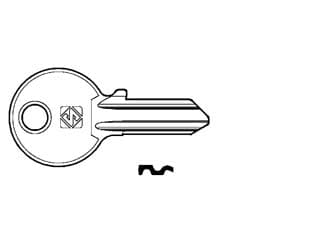 Chiavi per Cilindri Cisa 3 Spine Grandi CS4 Dx Silca 10 Pezzi - 2