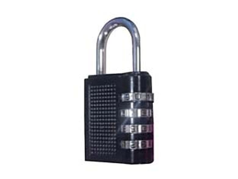 Lucchetto a Combinazione 4 Cifre 18 mm Nero Quality 8 Pezzi