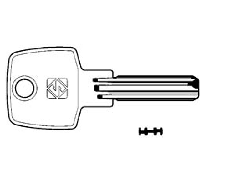 Chiavi Punzonate per Cilindri Cisa 4+6 Spine CS48 Silca 5 Pezzi