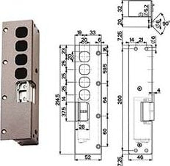 Contropiastre Elettriche 94080 V Dx (94080VDDMN) Mottura