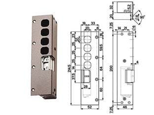 Contropiastre Elettriche 94080 V Dx (94080VDDMN) Mottura - 2