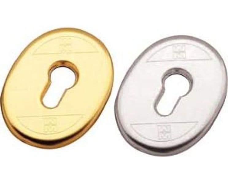 Mostrine Esterne Imbutite in Ottone 95416 65 MMX90, Cromo Satinato 5 Pezzi - 2