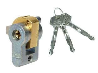 Cilindro a Infilare Sagomato con Chiave a Croce 4052 20 mm (4052) Omec - 2