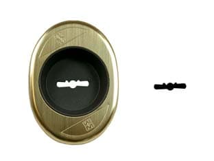 Mostrina Esterna Concava in Ottone 95344OT1 65 MMX90 (95344OT1C1) Mottura - 2