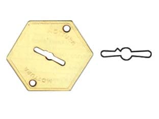 Mostrina Esterna in Ottone 95147 52 MMX64 (95147004C1) Mottura - 2