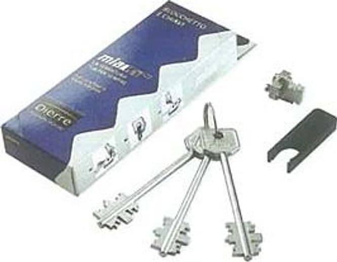 Blocchetto di Ricambio Sigillato con 3 Chiavi Doppia Mappa 116 mm (BLO3210) – Dierre