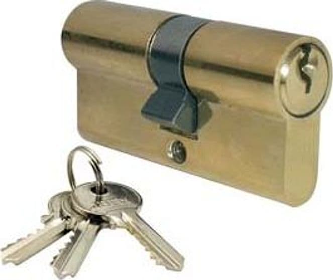 Cilindro Infilare Sagomato Ottone Lucido 2300 54 mm Centrato (27+27) Ibfm - 2