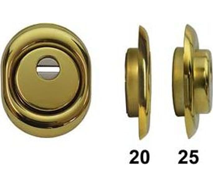 Defender Monolito a Vite BD250 Ottonato Lucido 88 MMX68X25H. Disec - 2