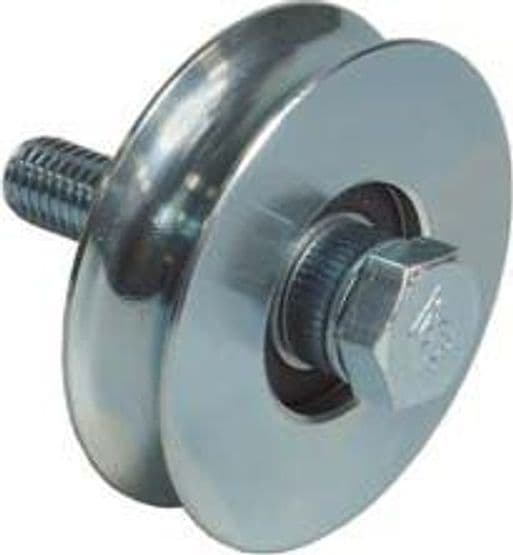 Ruota Cancelli Gola Tonda 1 Cuscinetto a Sfera ART.400 Ø 120 mm MMX24 - 2