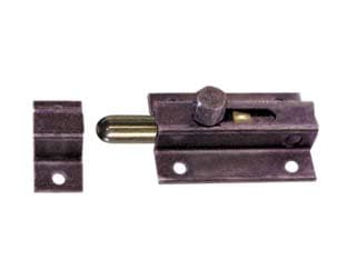 Catenaccio Portalucchetto Trasversale Mignon Asta Tonda Bronzato Cod 329705 - 2