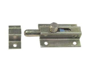 Catenaccio Portalucchetto Trasversale Mignon Asta Tonda Zincato Cod 329699 - 2