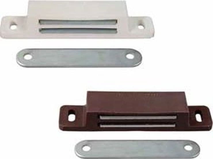 Cricchetto Magnetico Rettangolare Gigante 87 MMX20X15H. 25 Pezzi Cod 6026 - 2