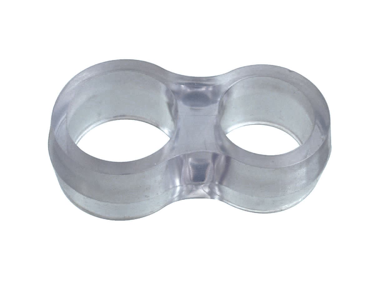 Paracolpi Antiurto Doppio per Maniglia 47 MMX25 100 Pezzi - 2